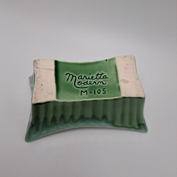 Marietta Modern Green Drip Glaze Planter Cactus Indoor Mid Century Modern Decor - Picture 14 of 14